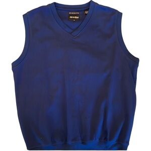 Bolle Blue Cotton Pullover Golf Vest size Medium